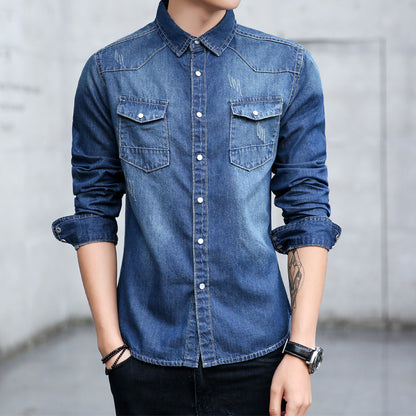 Denim overhemd heren - Joris