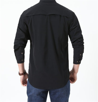 Losvallend heren shirt met lange mouwen - Eriksøn