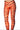 Orange and black trousers for ladies - Elly