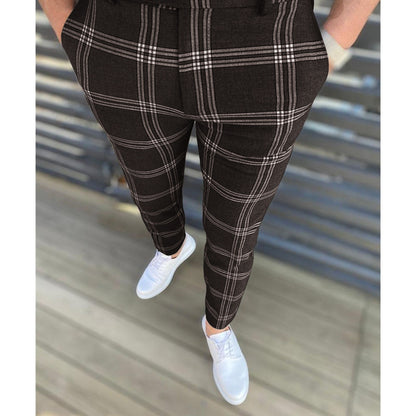 Geruite pantalon heren - Bernard