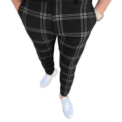 Geruite pantalon heren - Bernard