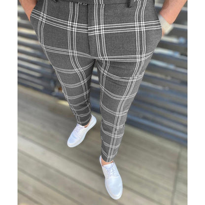 Geruite pantalon heren - Bernard