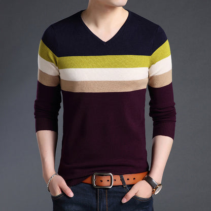 Stijlvolle pullover met V- hals - Jordy