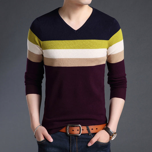 Stijlvolle pullover met V- hals - Jordy
