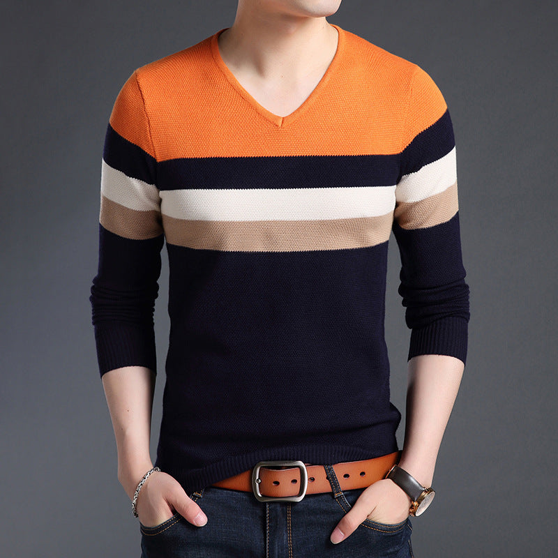 Stijlvolle pullover met V- hals - Jordy
