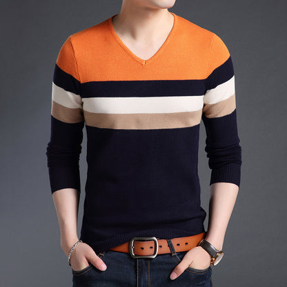 Stijlvolle pullover met V- hals - Jordy