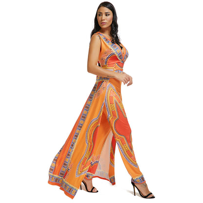 Oranje outfit voor dames - Tamar