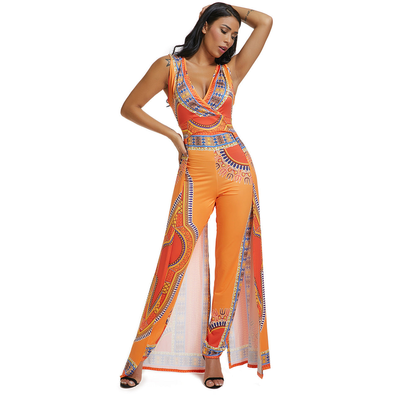 Oranje outfit voor dames - Tamar