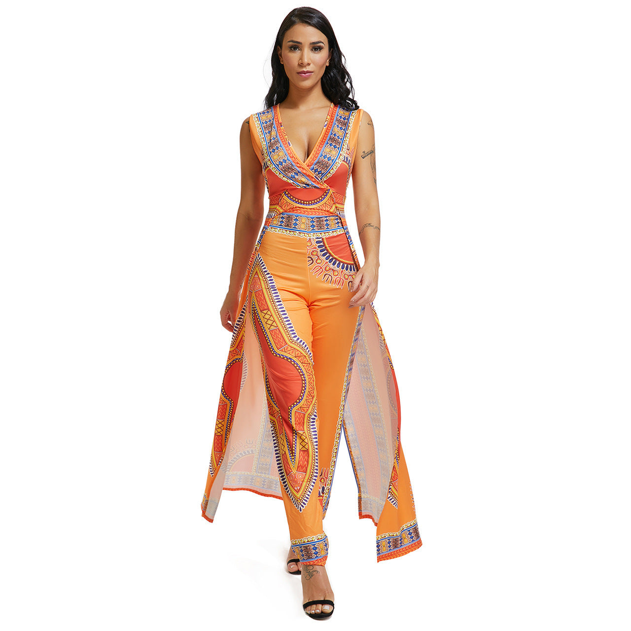 Oranje outfit voor dames - Tamar
