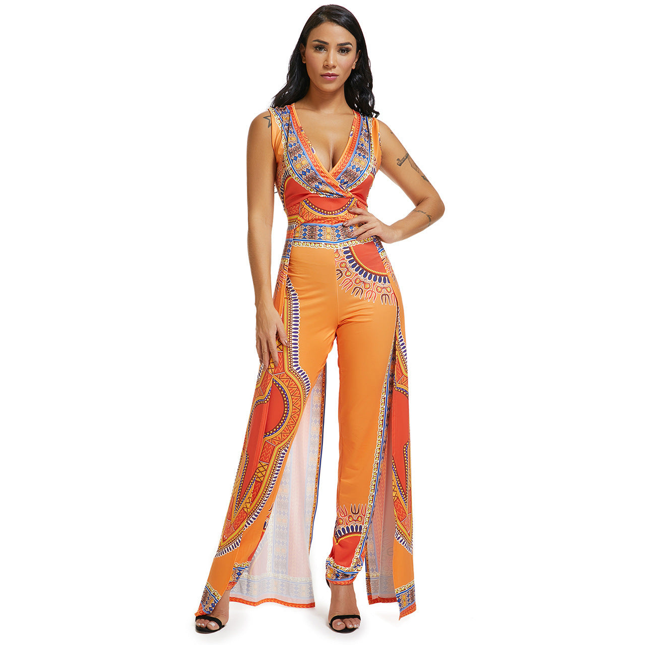 Oranje outfit voor dames - Tamar