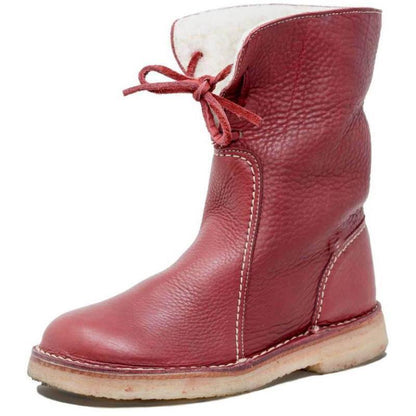 Waterproof boots, wool lined - Mireille
