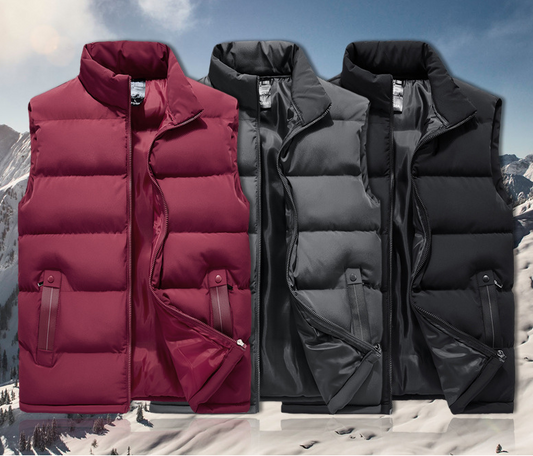 Verfijnde Bodywarmer met Rits - Matti