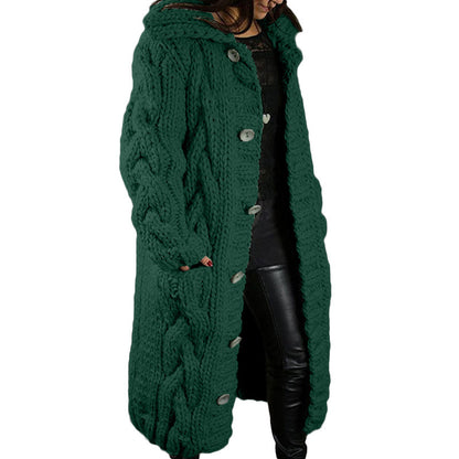Casual warm gewoven vest dames - Anette