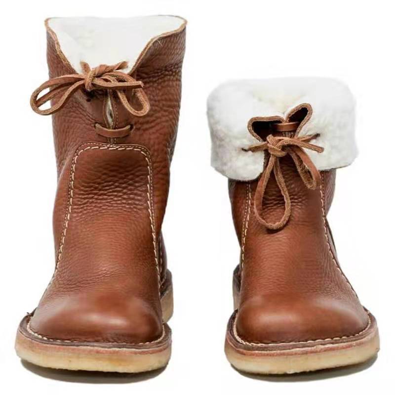 Waterproof boots, wool lined - Mireille