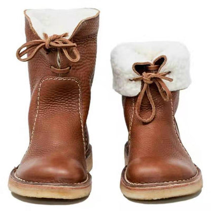 Waterproof boots, wool lined - Mireille