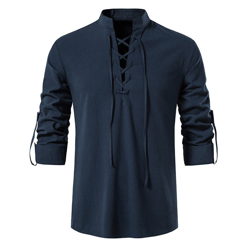 Katoenen vest met v- hals - Francesco