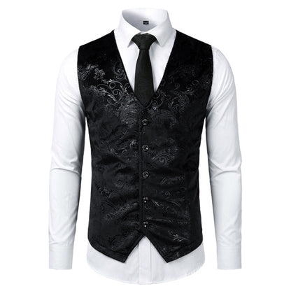 Goudkleurig steampunk heren vest - Otto