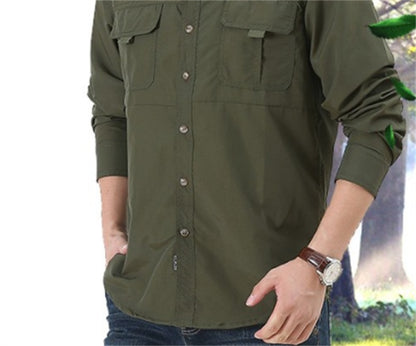 Losvallend heren shirt met lange mouwen - Eriksøn