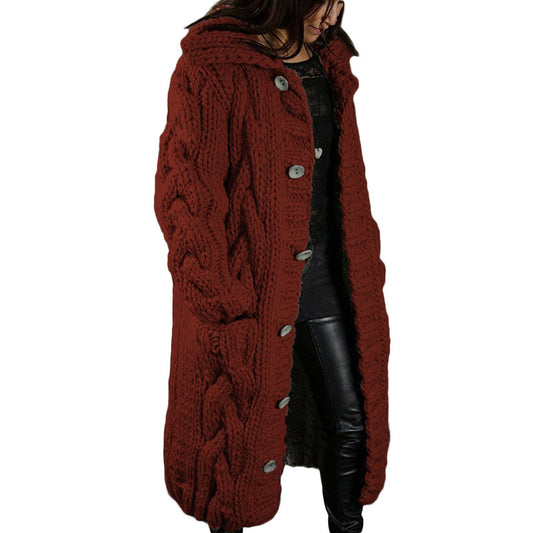 Casual warm gewoven vest dames - Anette