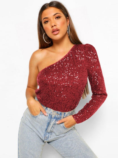Glitter top dames - Julia