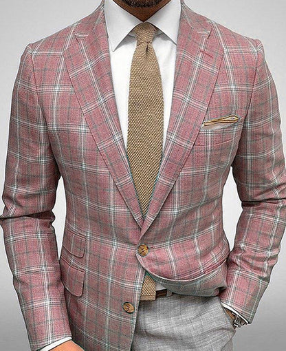 Geruite blazer heren - Wander