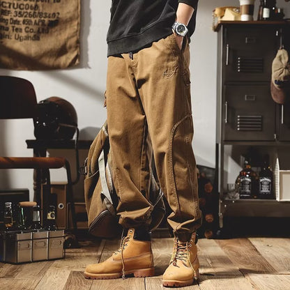 Stijlvolle losse canvas broek - Endør