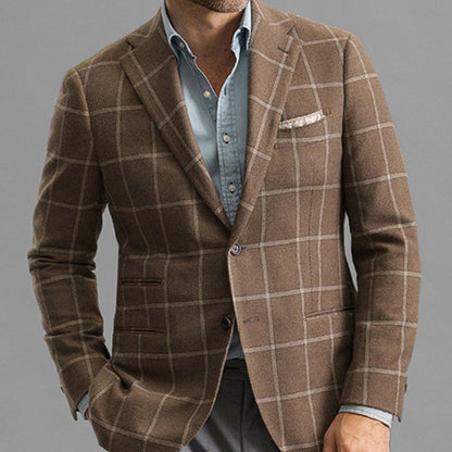 Geruite blazer heren - Wander