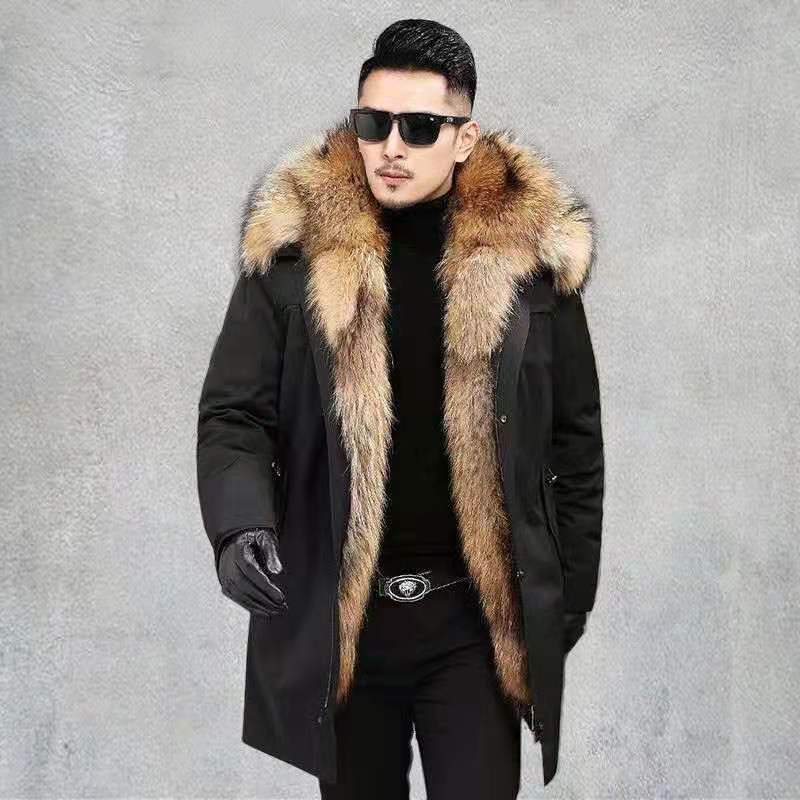 Parka met hoge kraag heren - Thør