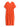 Women's long orange v-neck dress - Maaike
