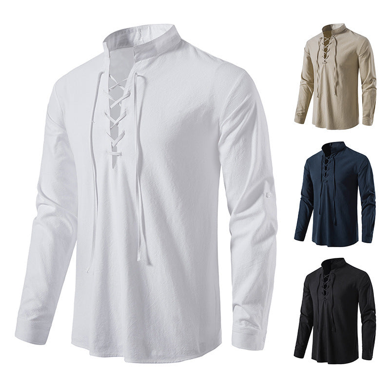 Katoenen vest met v- hals - Francesco