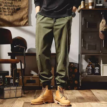 Stijlvolle losse canvas broek - Endør