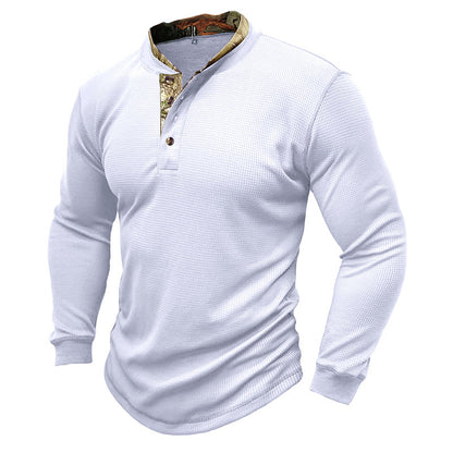 Subtiel ruig shirt met v hals - Thør