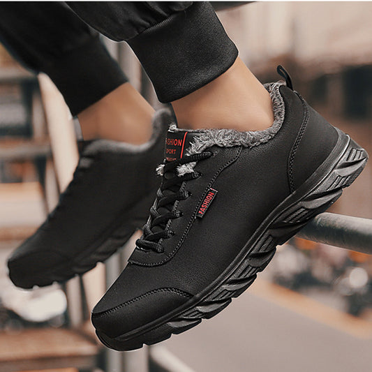 Robust warm lined men's sneakers - Jørgen