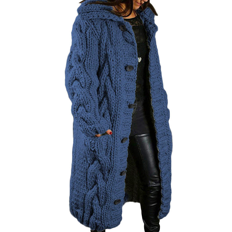 Casual warm gewoven vest dames - Anette