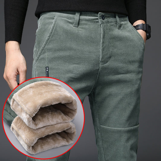 Gewatteerde corduroy broek heren - Wouter
