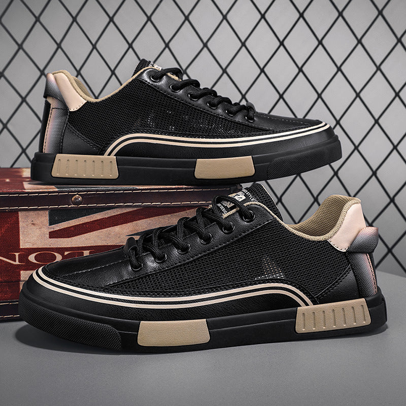 Anton | Sneaker heren met Groene accenten