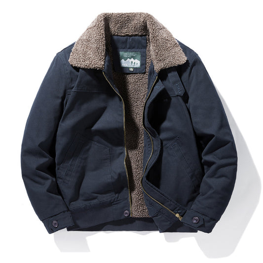 Men's lined bomber jacket - Nørsen