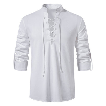 Katoenen vest met v- hals - Francesco