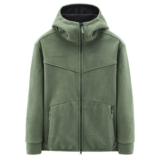 Fleece vest with zipper and hood - Thør