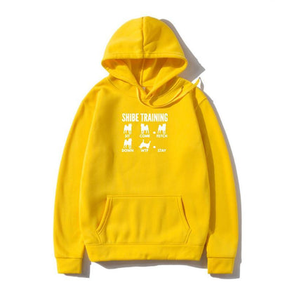 Hoodie met grappige honden opdruk - Erik