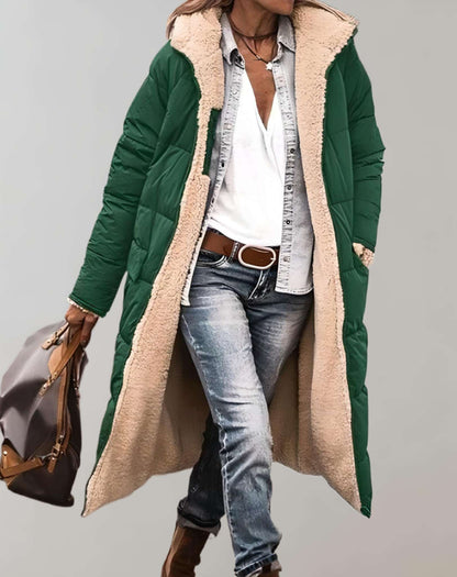 Wintertrenchcoat met fleecevoering - Mirthe