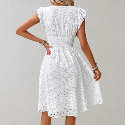 Summer dress with ruffles - Edia