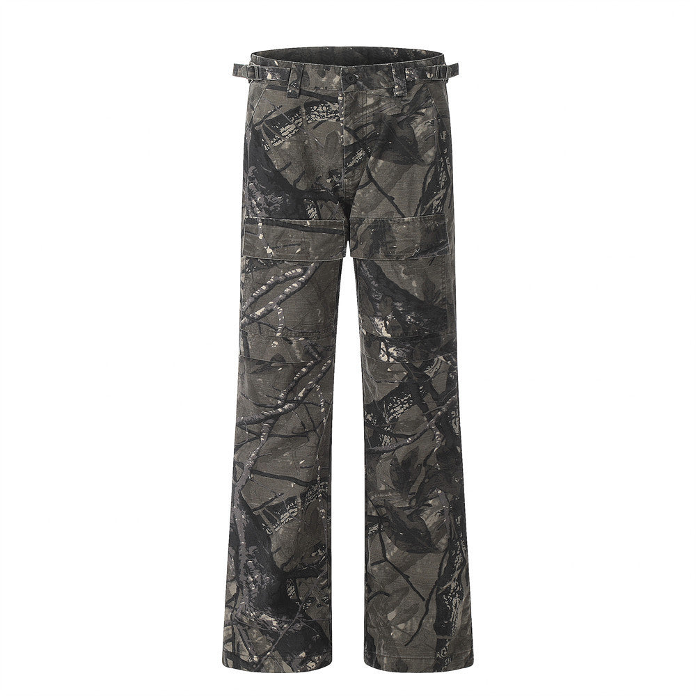 Camouflage broek stevig en duurzaam