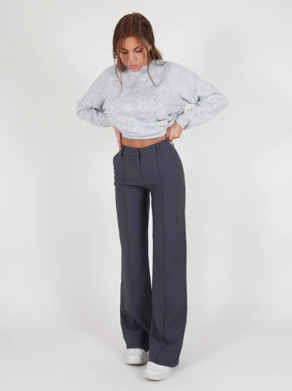 Casual rechte pantalon voor dames - Rachel