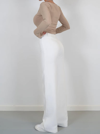 Casual rechte pantalon voor dames - Rachel