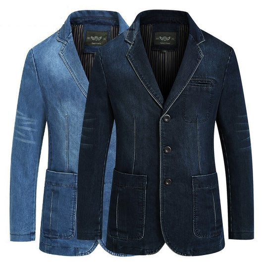 Denim blazer heren 