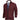 Men's dark red zip-up cardigan