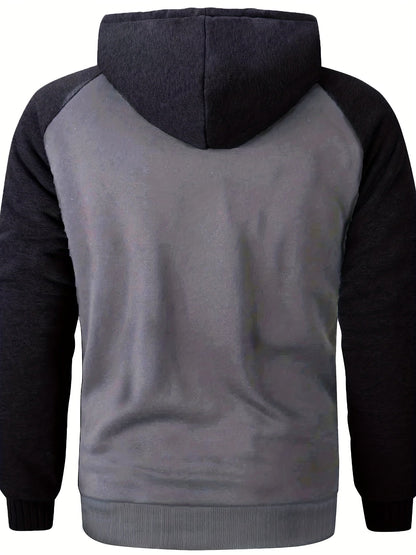 Gevoerde sherpa fleece heren vest met capuchon - Sem