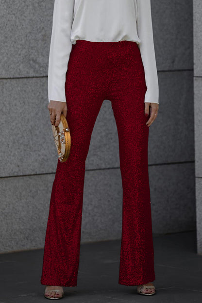 Glitter pailletten broek dames - Emily