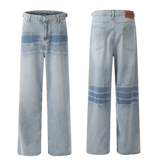 Losse casual spijkerbroek heren